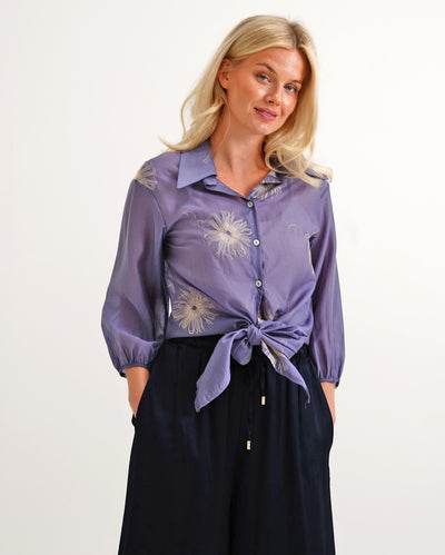 Fleur Tie Shirt