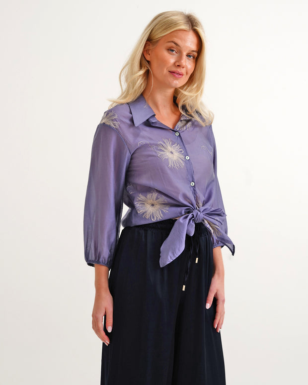 Fleur Tie Shirt