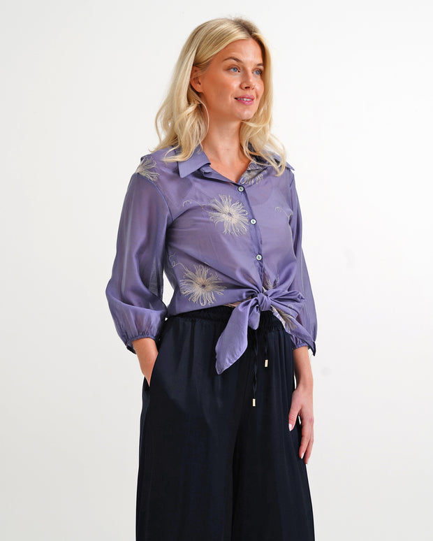 Fleur Tie Shirt