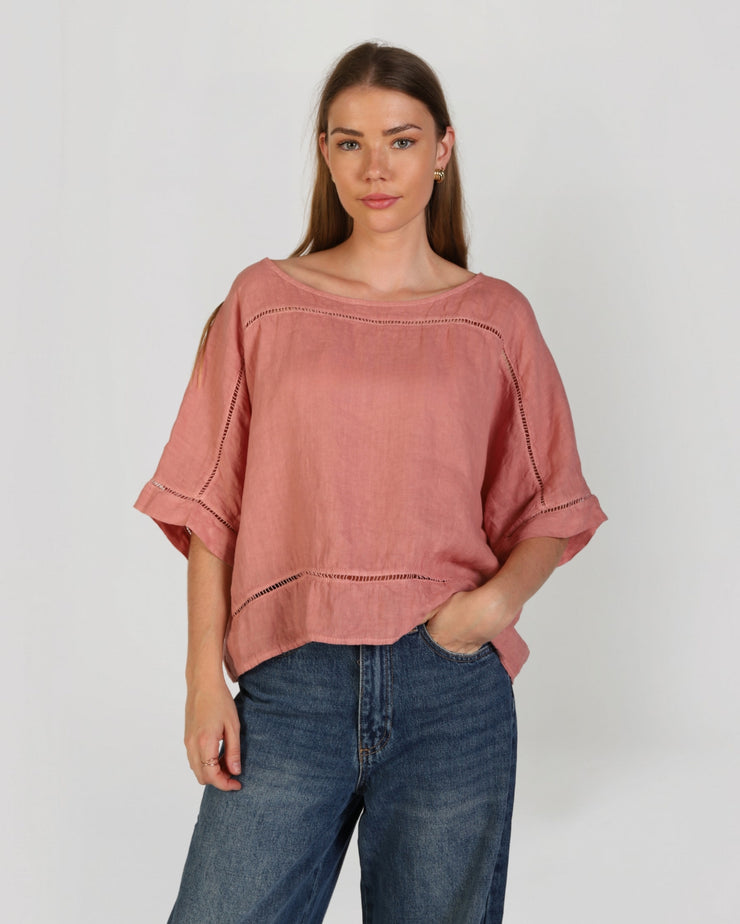 Julie Linen Top