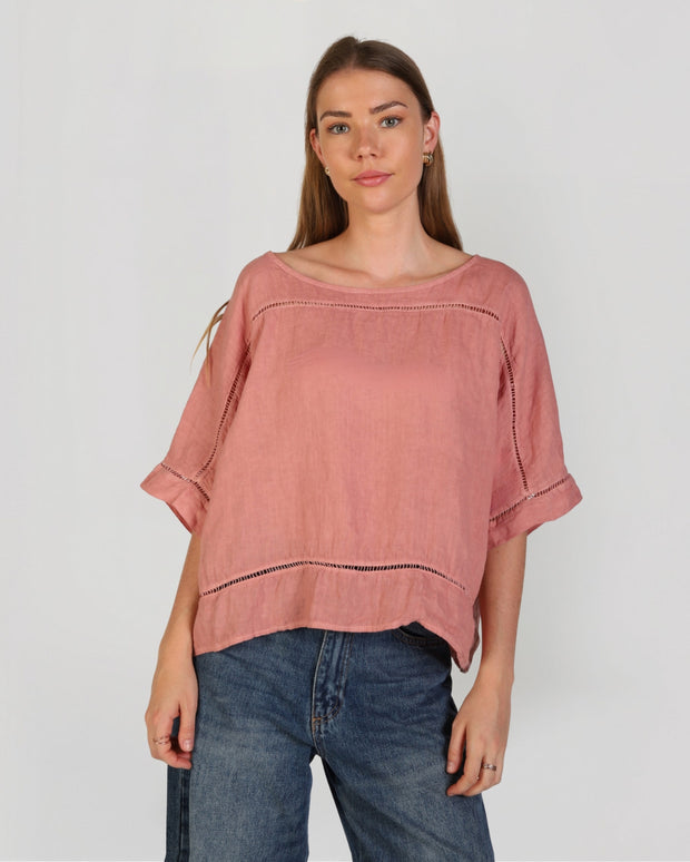 Julie Linen Top