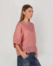 Julie Linen Top