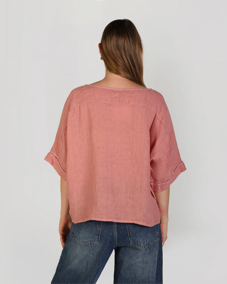 Julie Linen Top