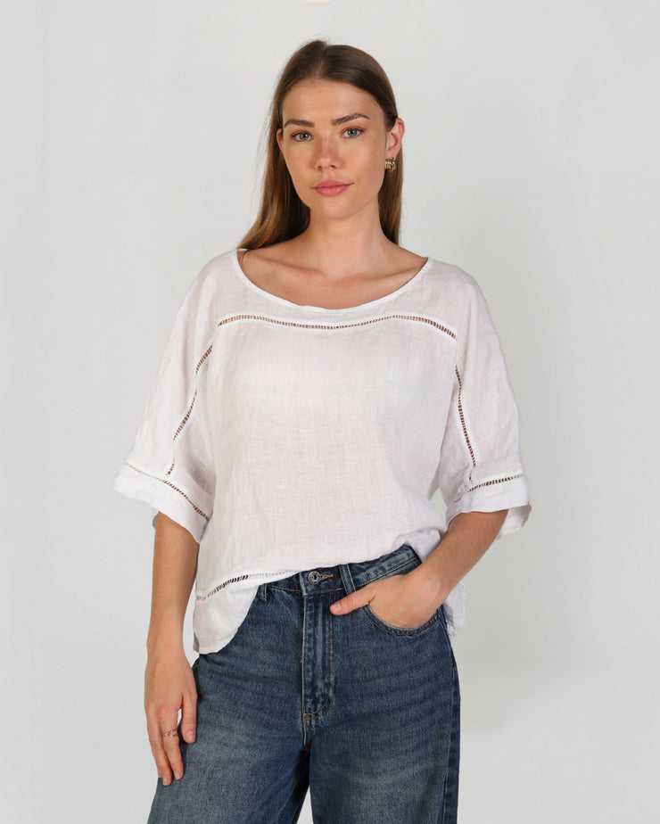 Julie Linen Top