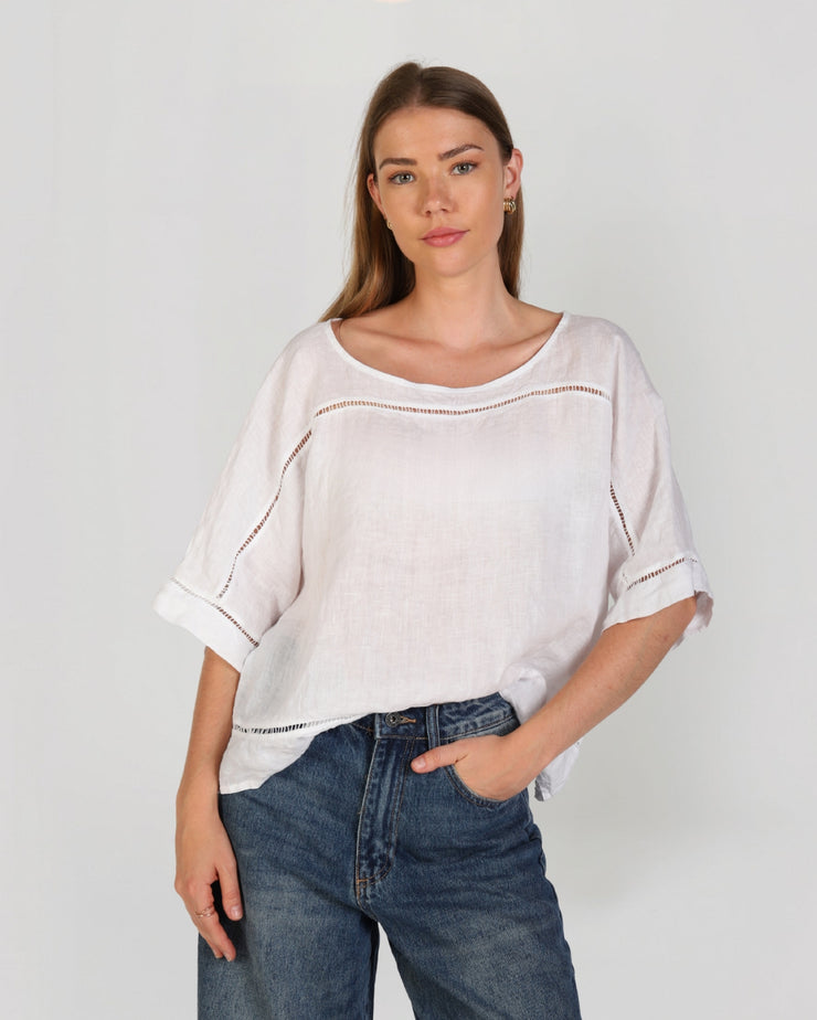 Julie Linen Top
