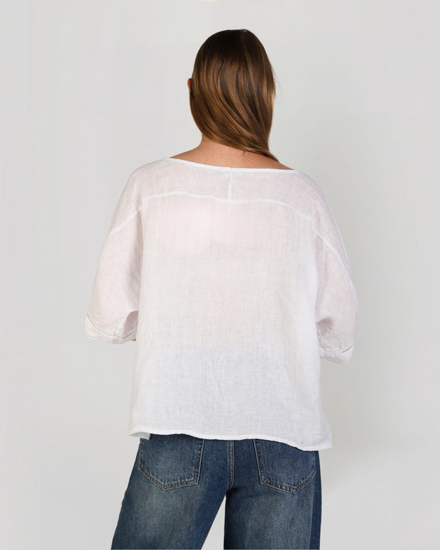Julie Linen Top