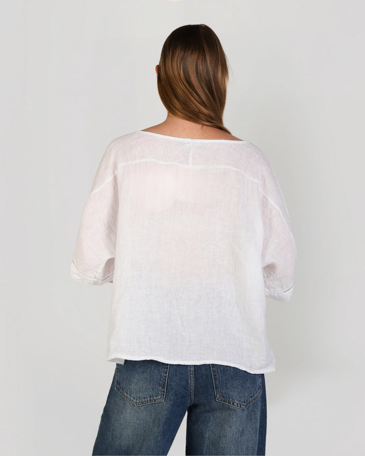 Julie Linen Top