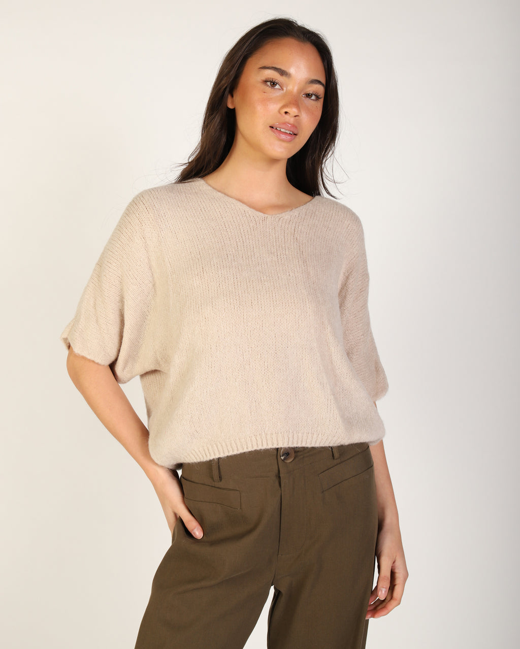 Hillary Knit - Beige
