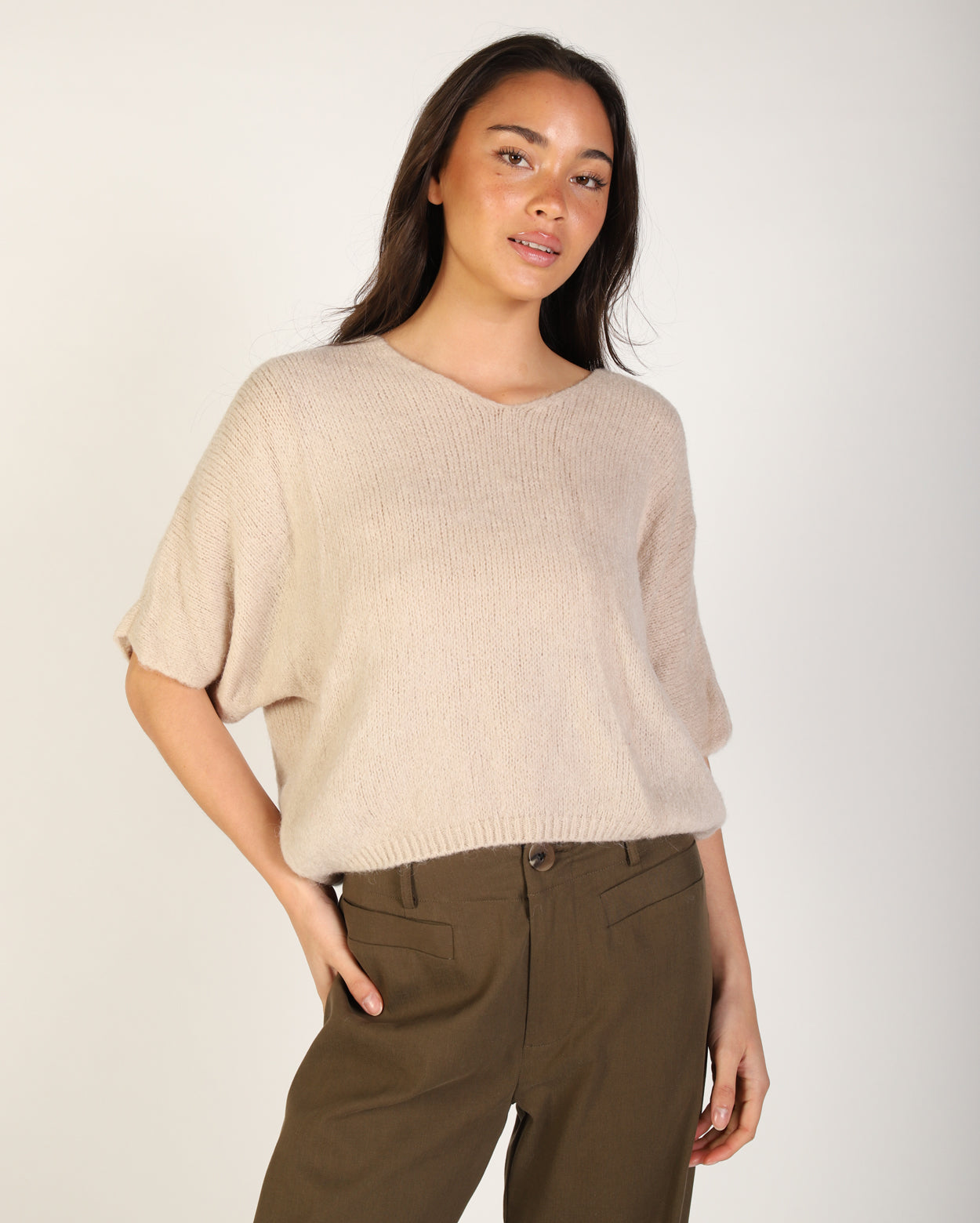 Hillary Knit - Beige