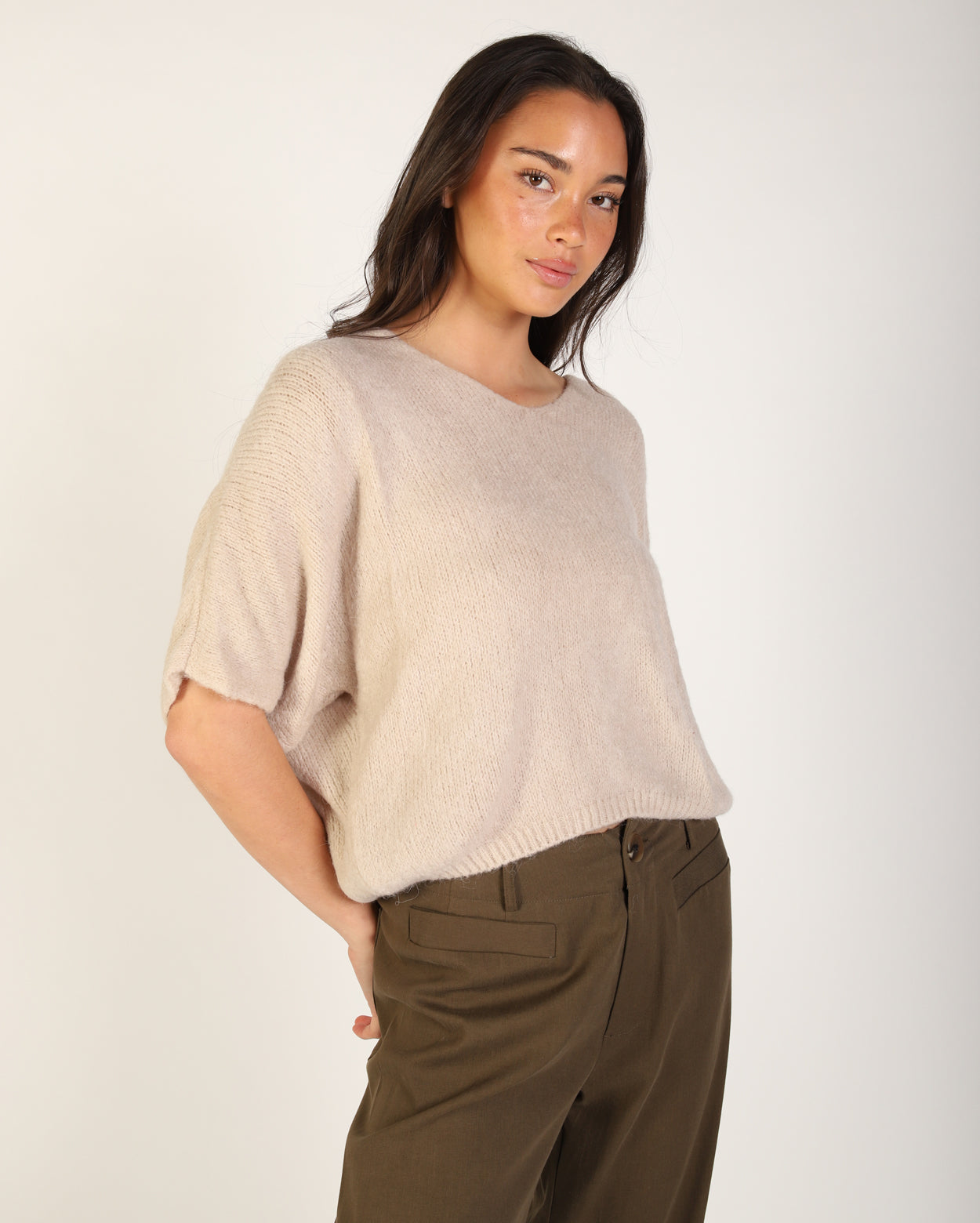 Hillary Knit - Beige
