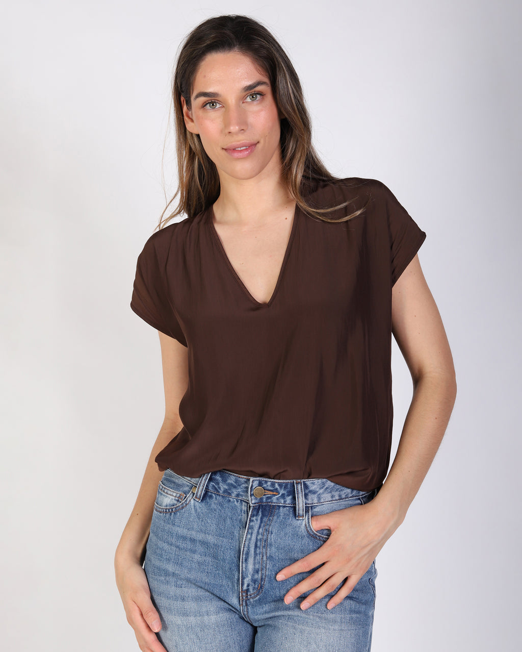 Milla Top  - Chocolate