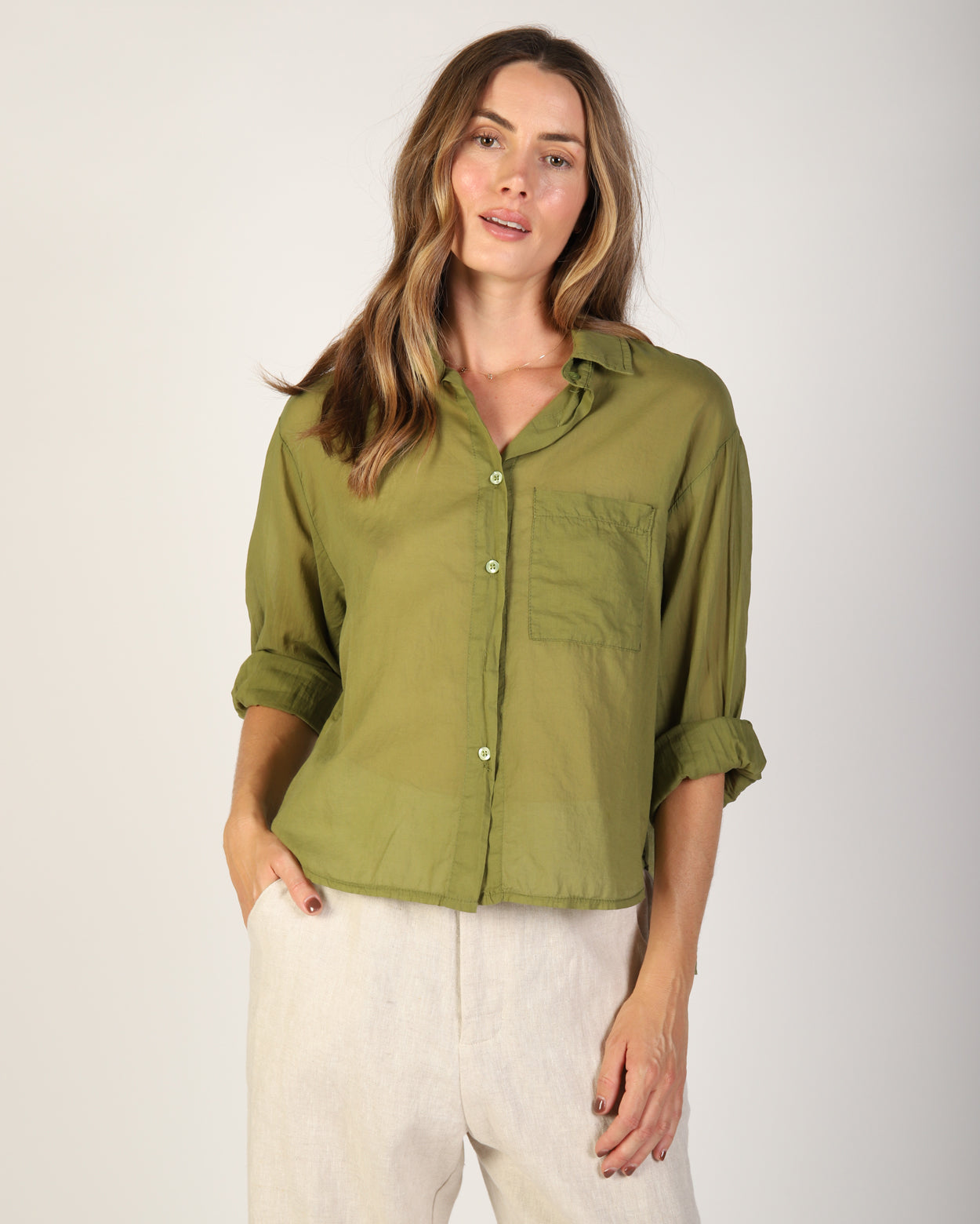 Xanthe Shirt - Moss