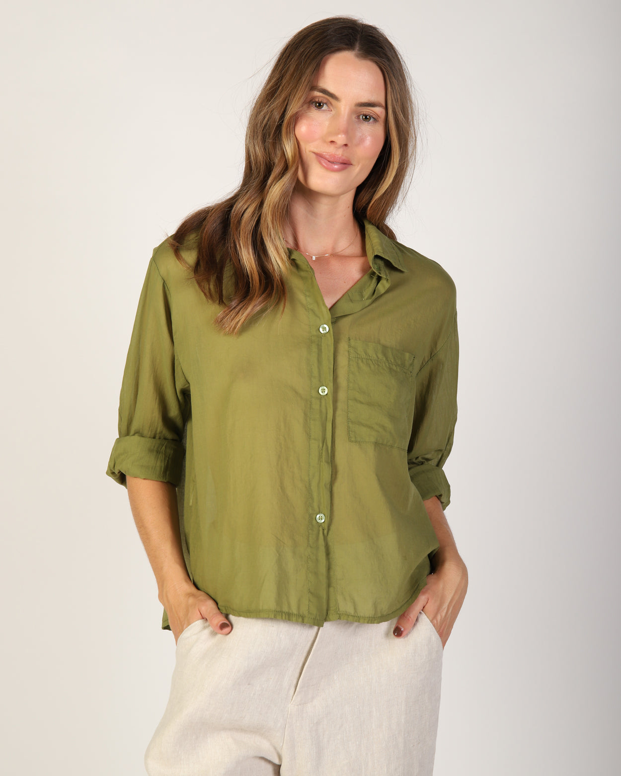 Xanthe Shirt - Moss