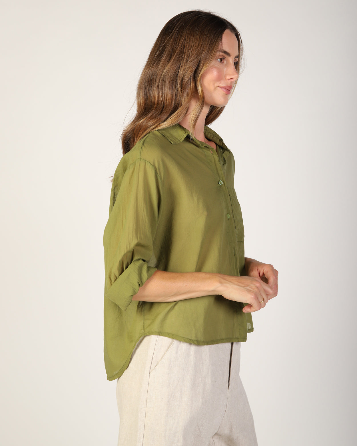Xanthe Shirt - Moss