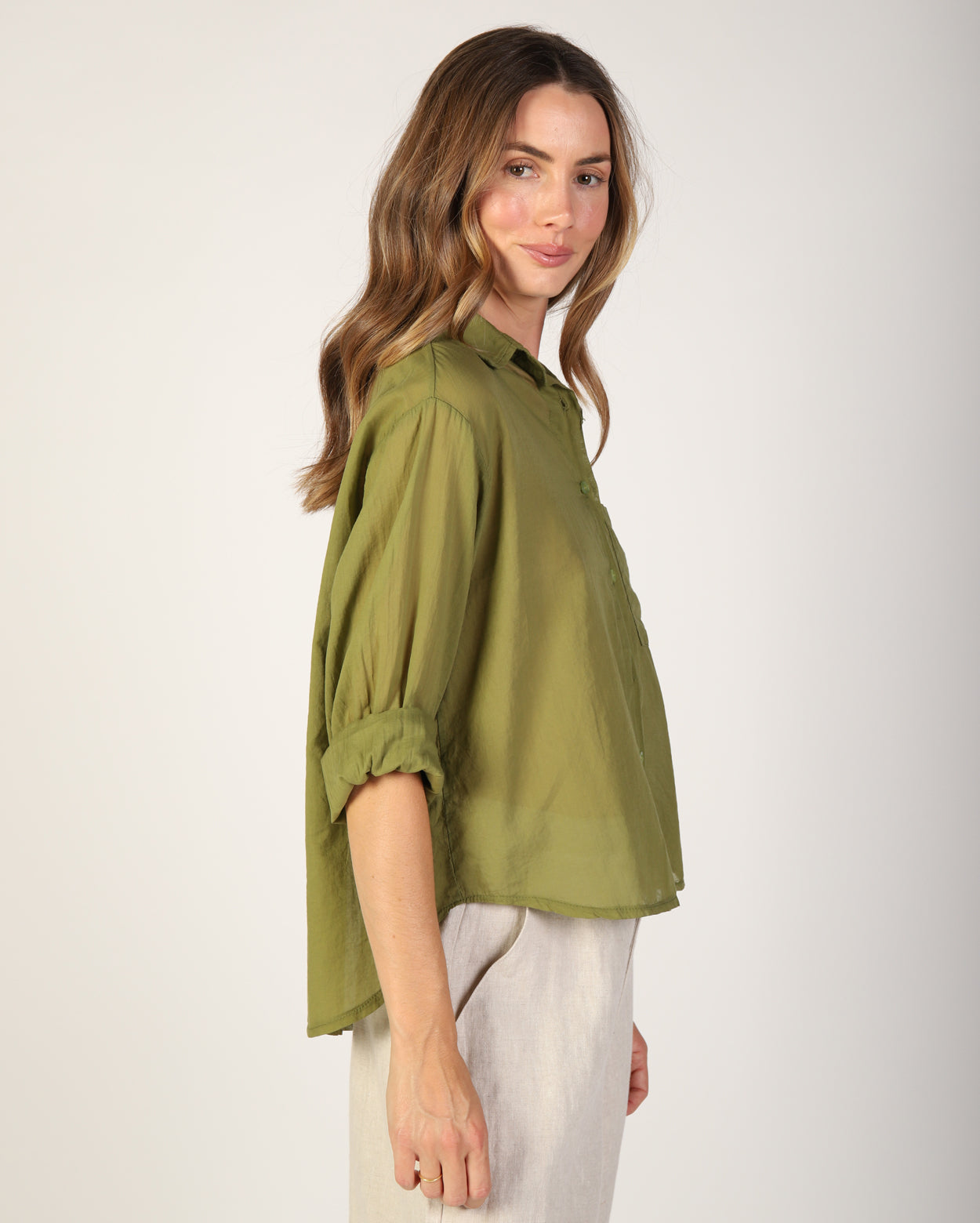 Xanthe Shirt - Moss