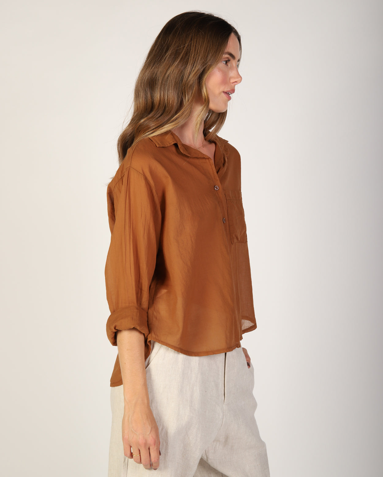 Xanthe Shirt - Tobacco