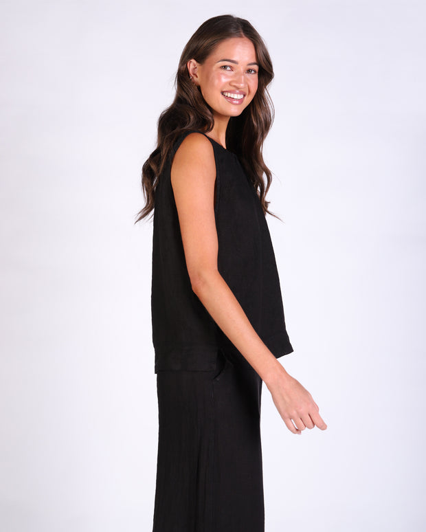 Xina Linen Top