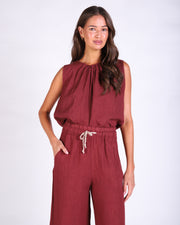 Xina Linen Top