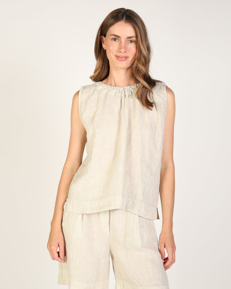 Xina Linen Top