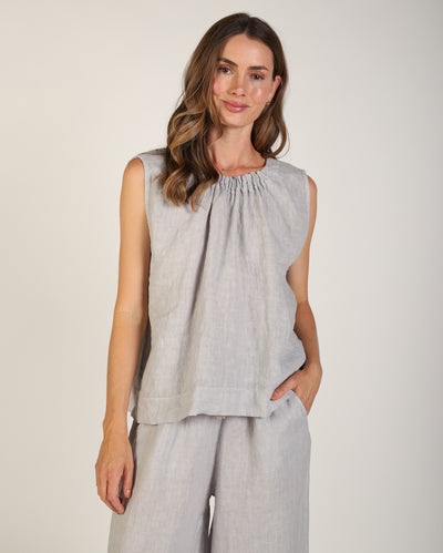 Xina Linen Top