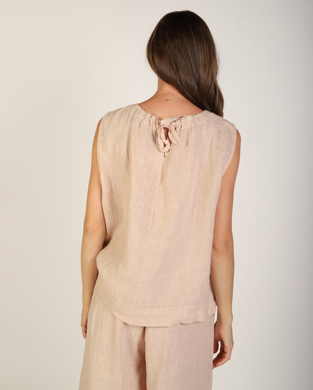 Xina Linen Top