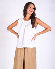 Xina Linen Top