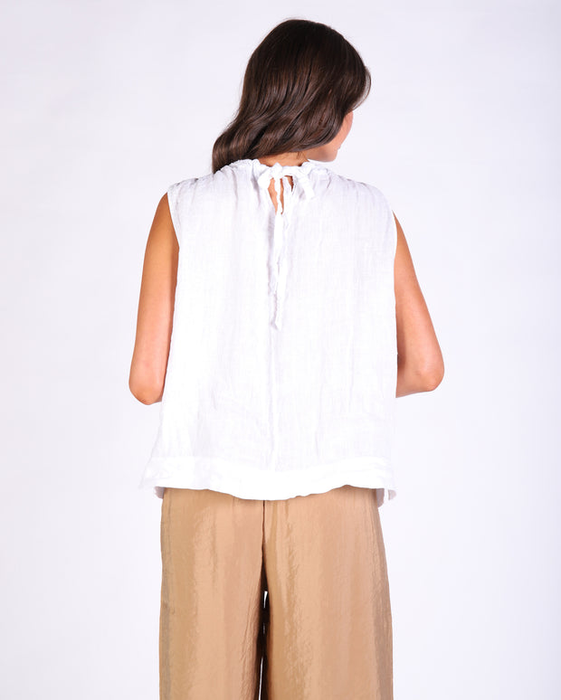 Xina Linen Top