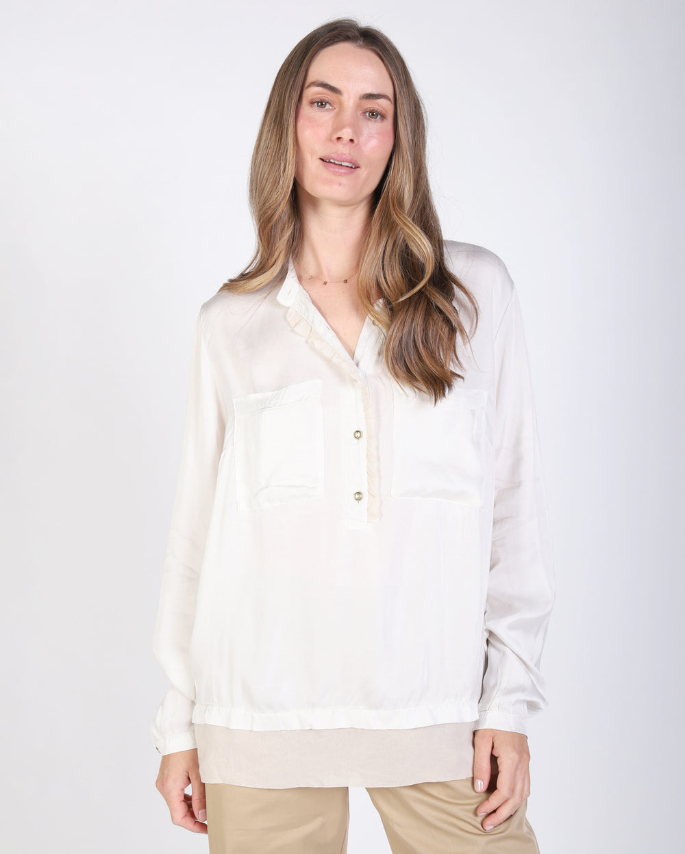Charlie Shirt - Pearl