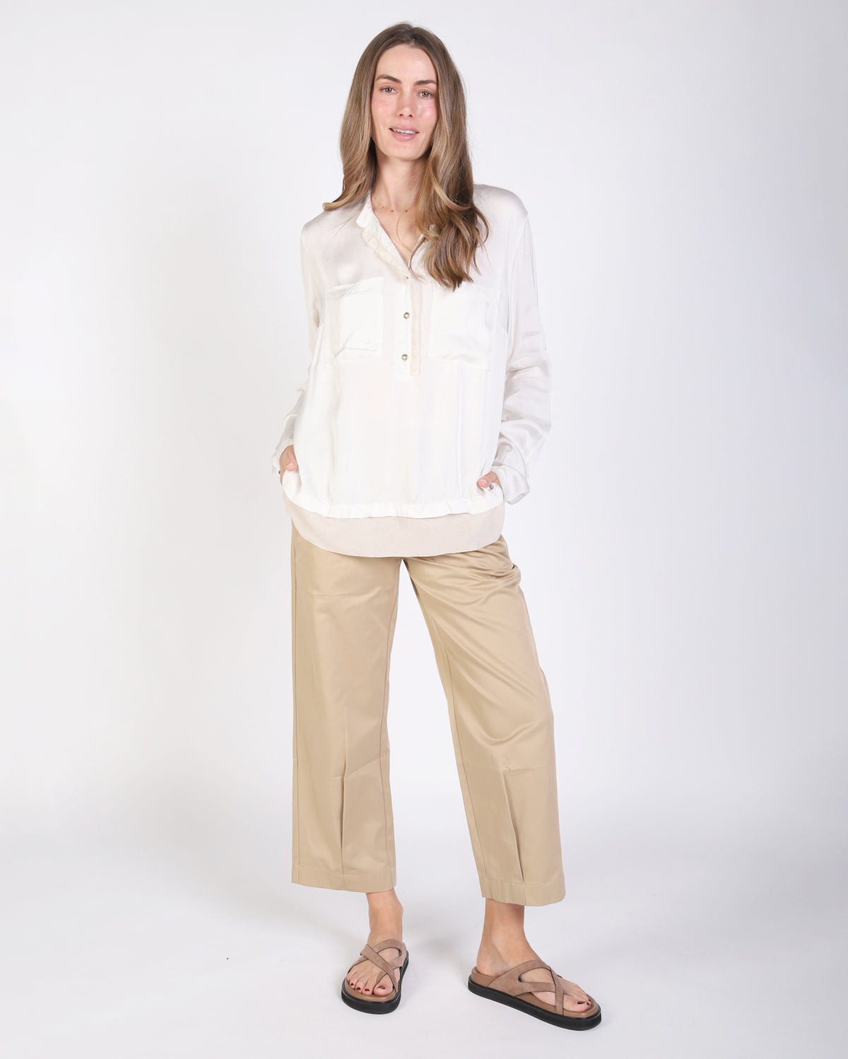 Charlie Shirt - Pearl