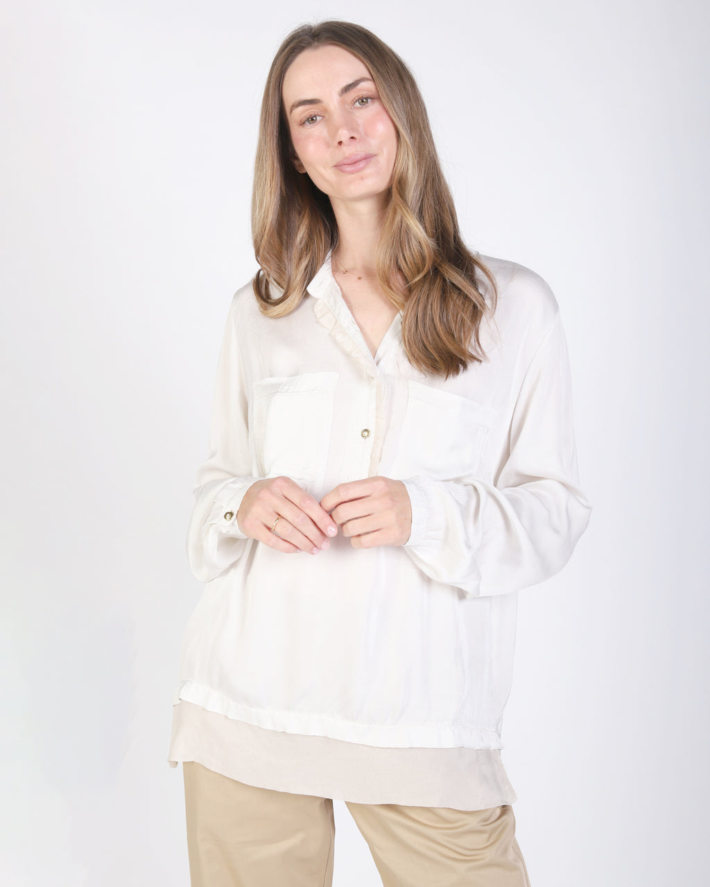 Charlie Shirt - Pearl