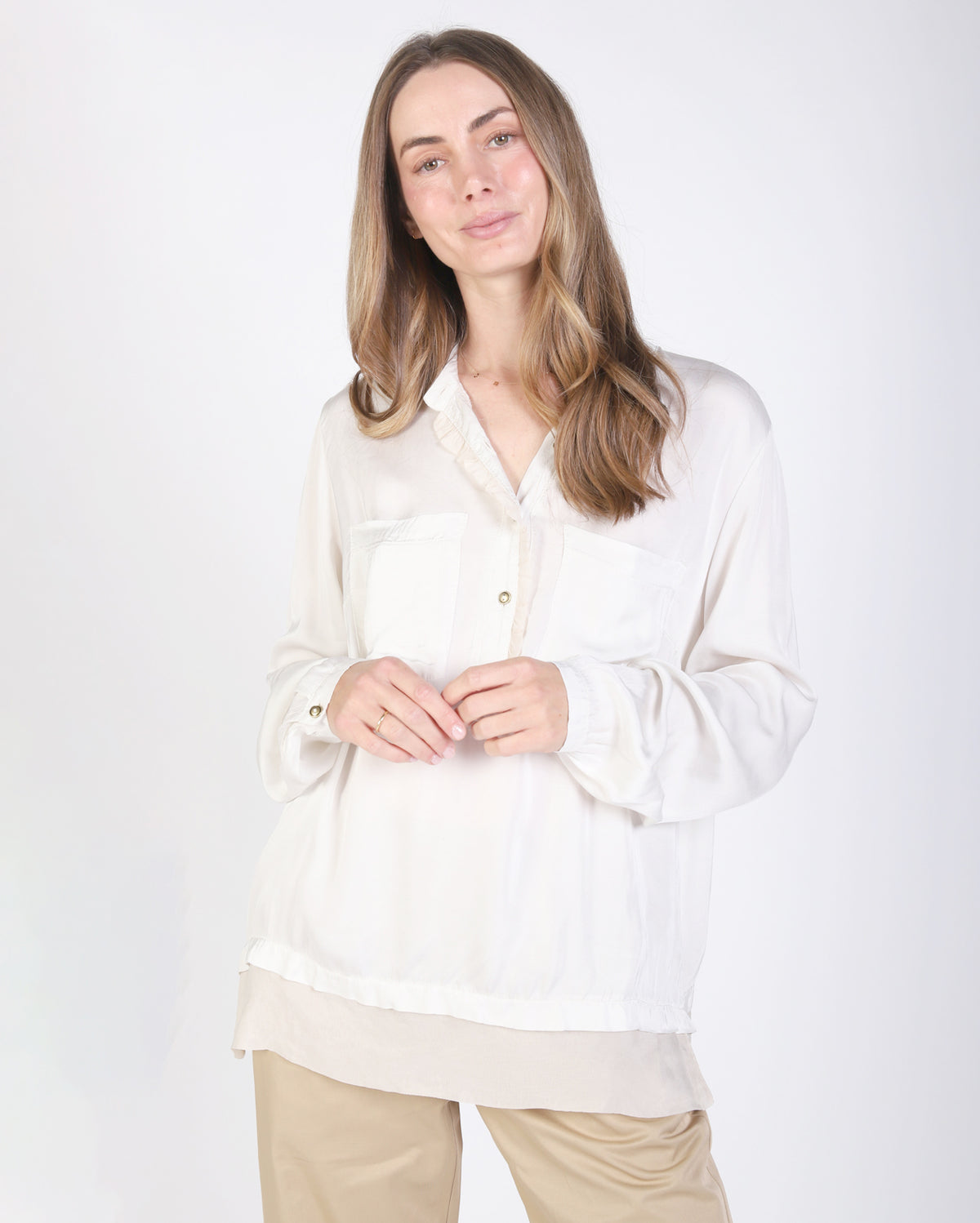 Charlie Shirt - Pearl