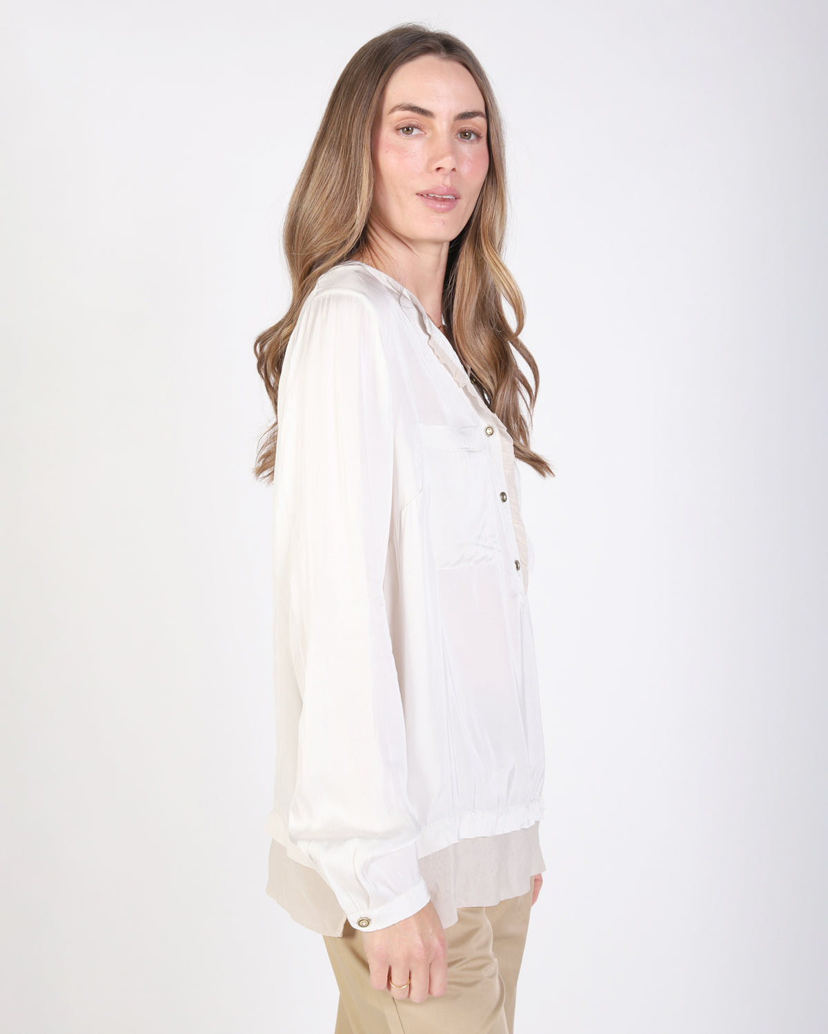 Charlie Shirt - Pearl