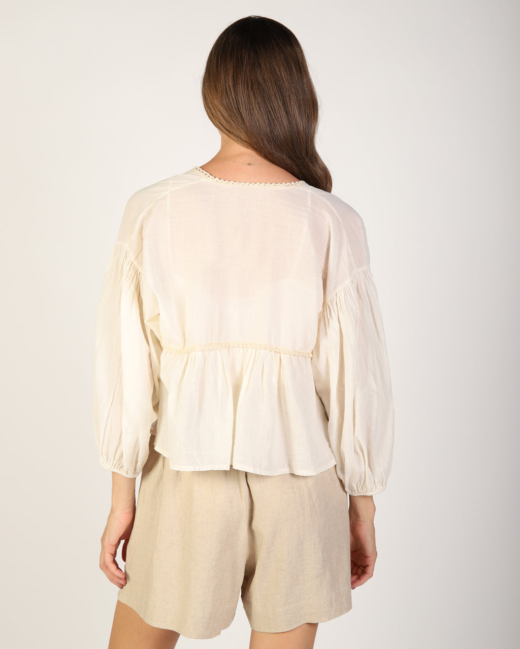 Eliza Top - Ivory