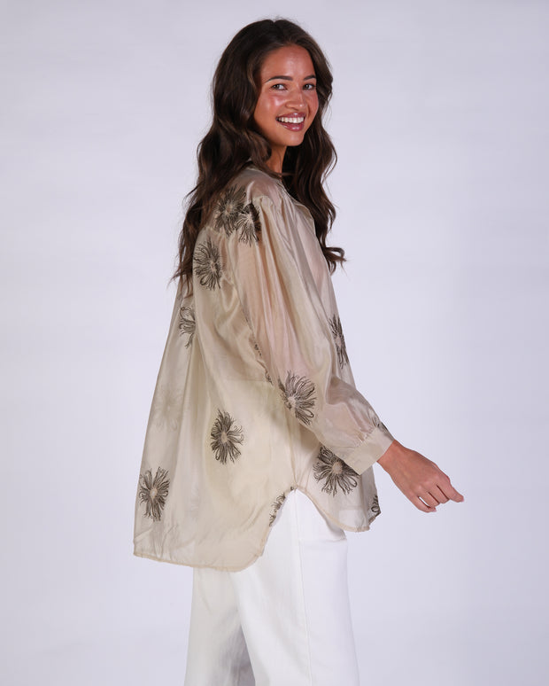 Fleur Longline Shirt