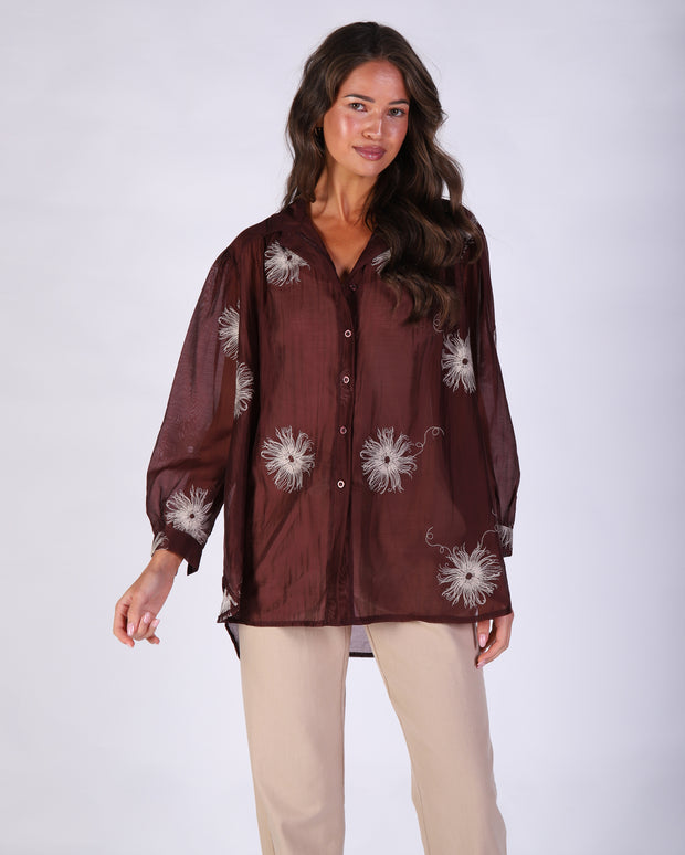 Fleur Longline Shirt