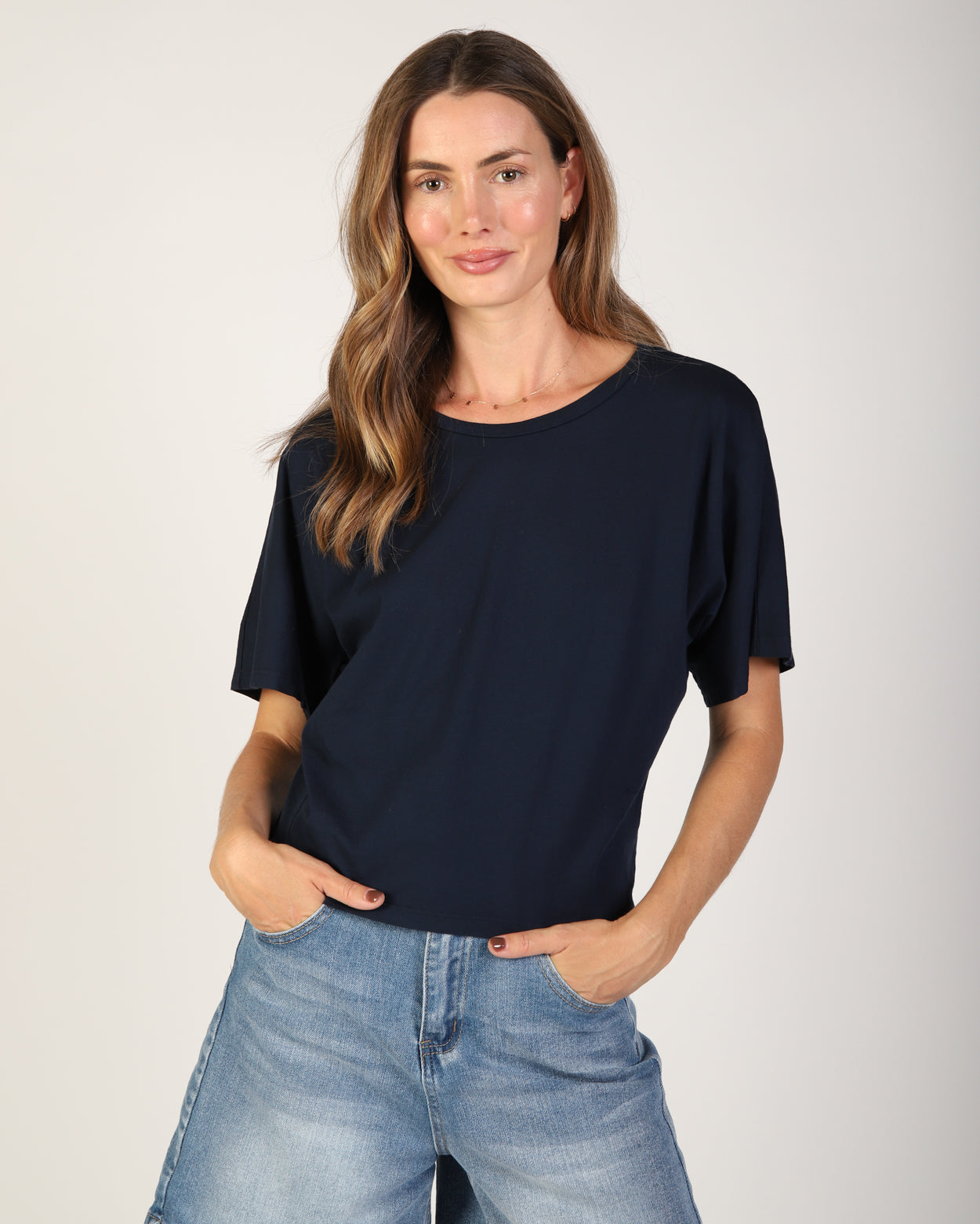 Clara Tee - Navy
