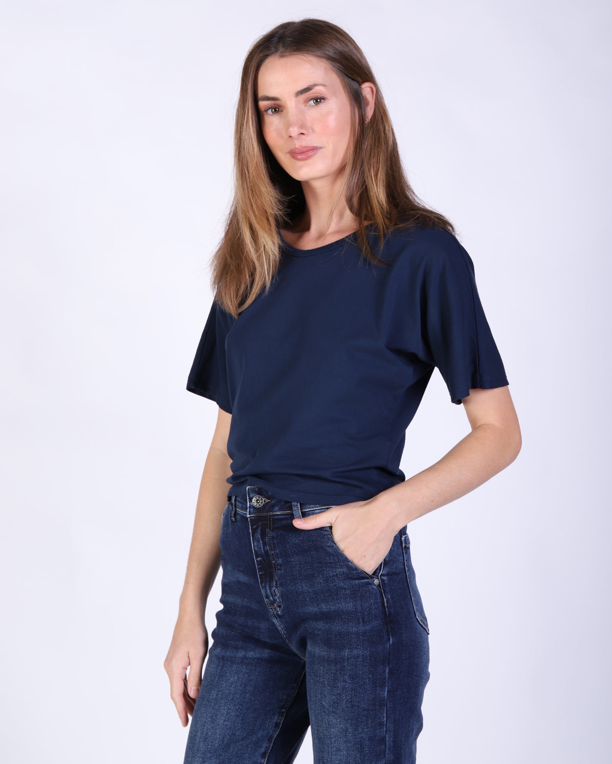 Clara Tee - Navy
