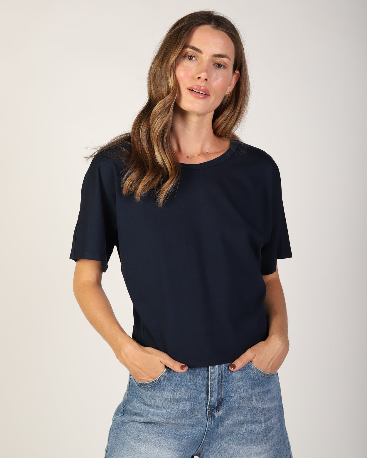 Clara Tee - Navy