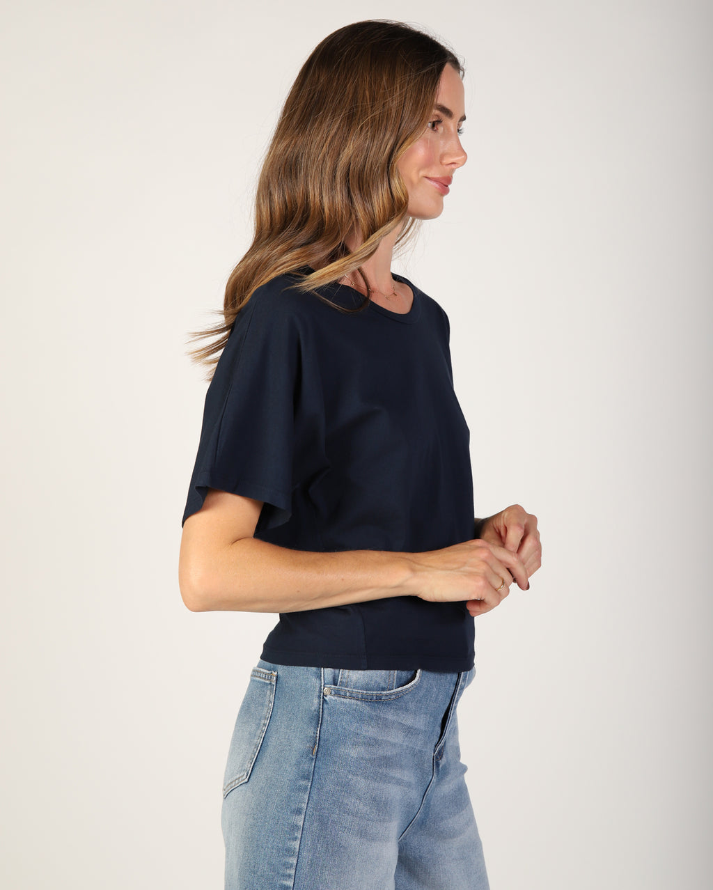 Clara Tee - Navy