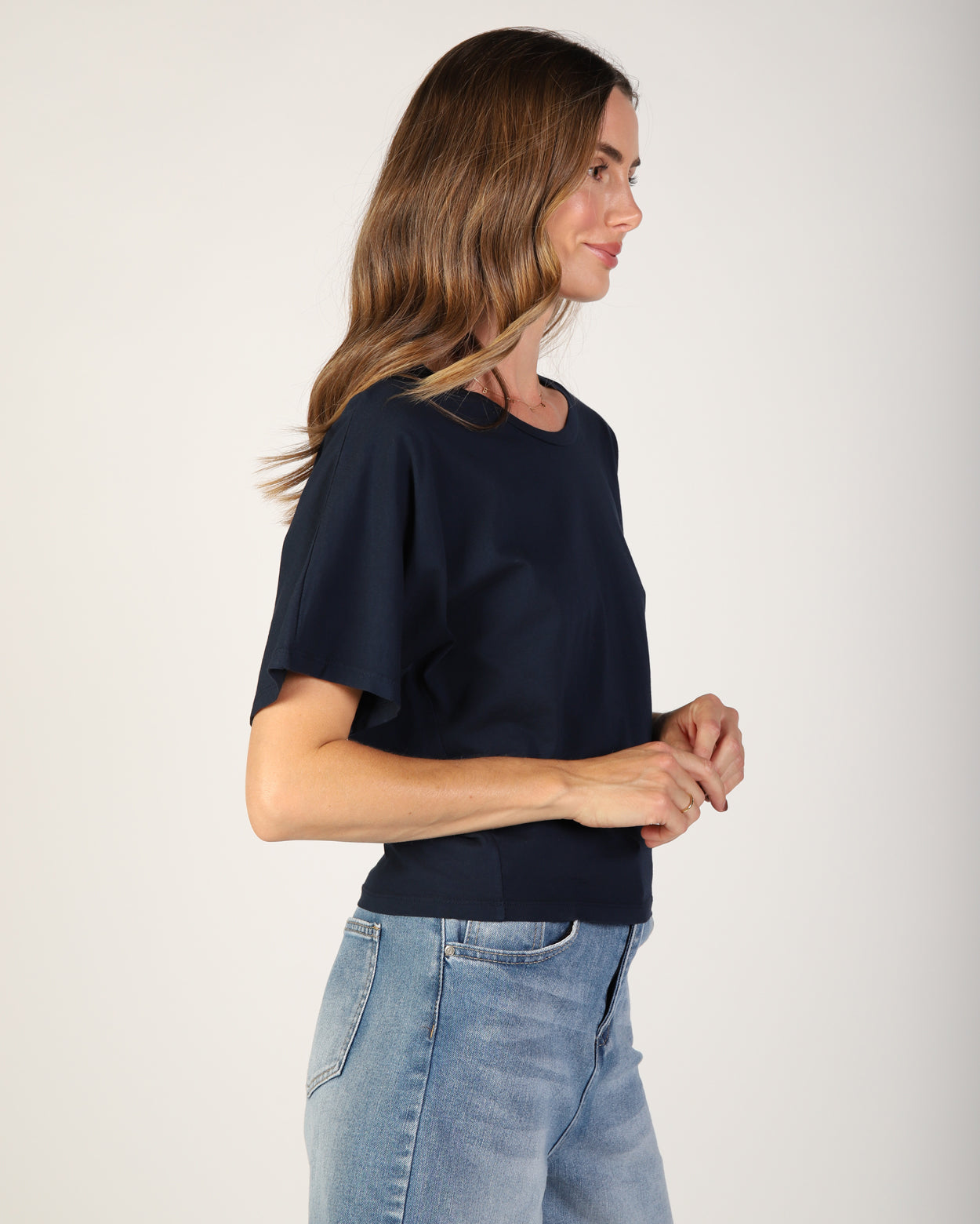 Clara Tee - Navy