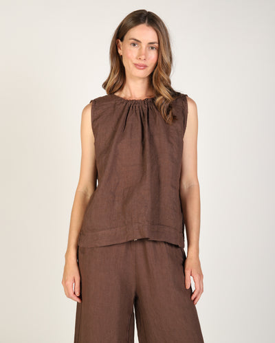 Xina Linen Top