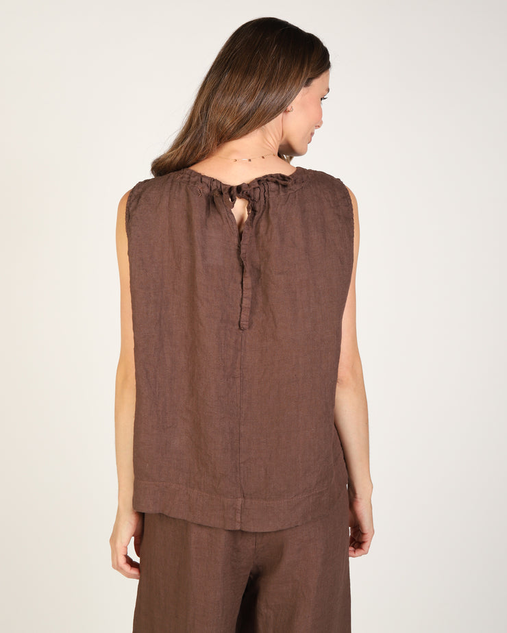 Xina Linen Top