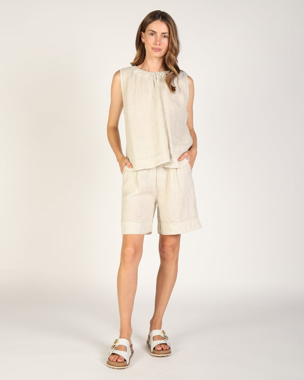 Xina Linen Top