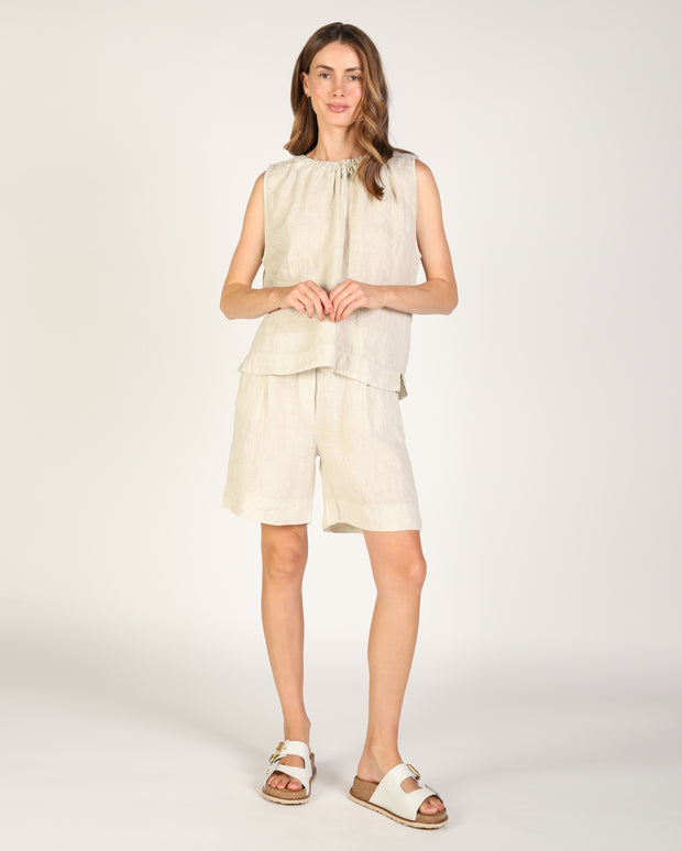Xina Linen Top