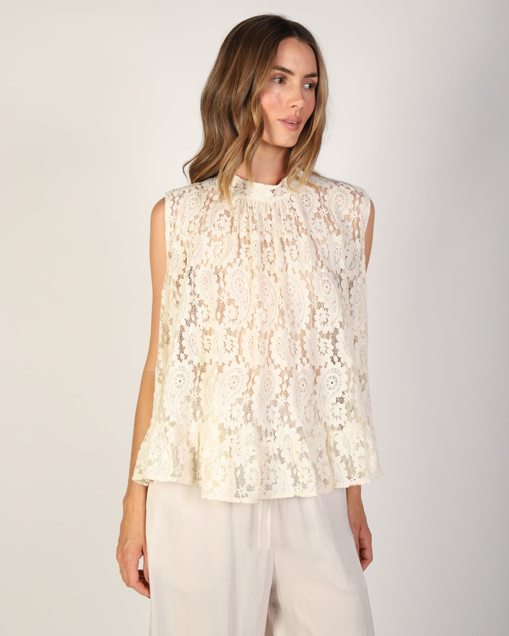 Dalton Top - Cream