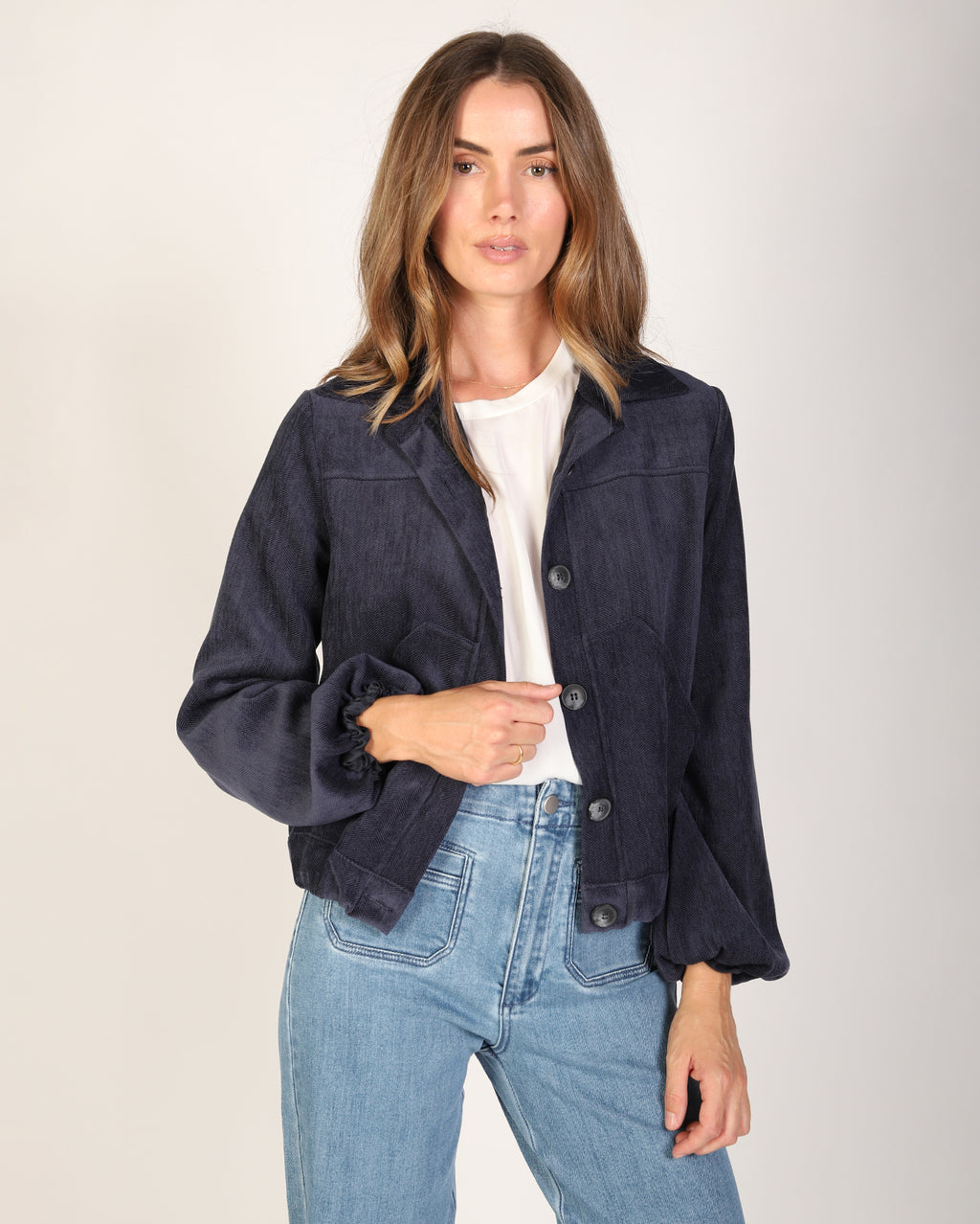 Tate Jacket  - Navy