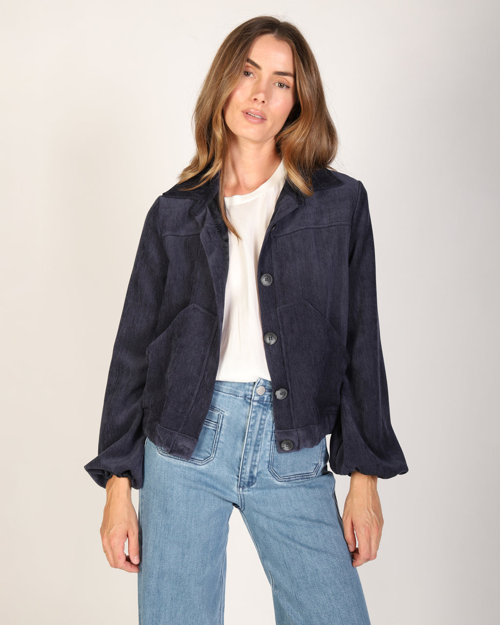 Tate Jacket  - Navy