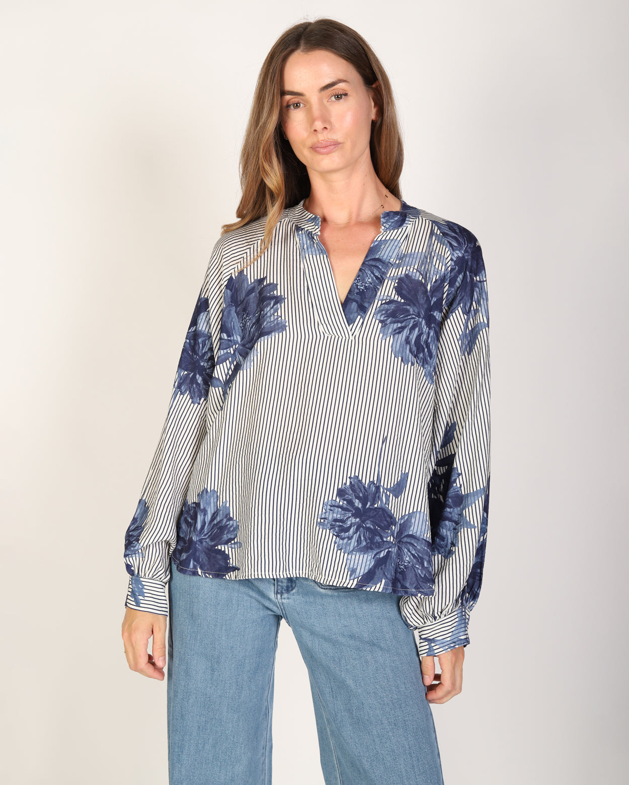 Zhandra Top - Blue