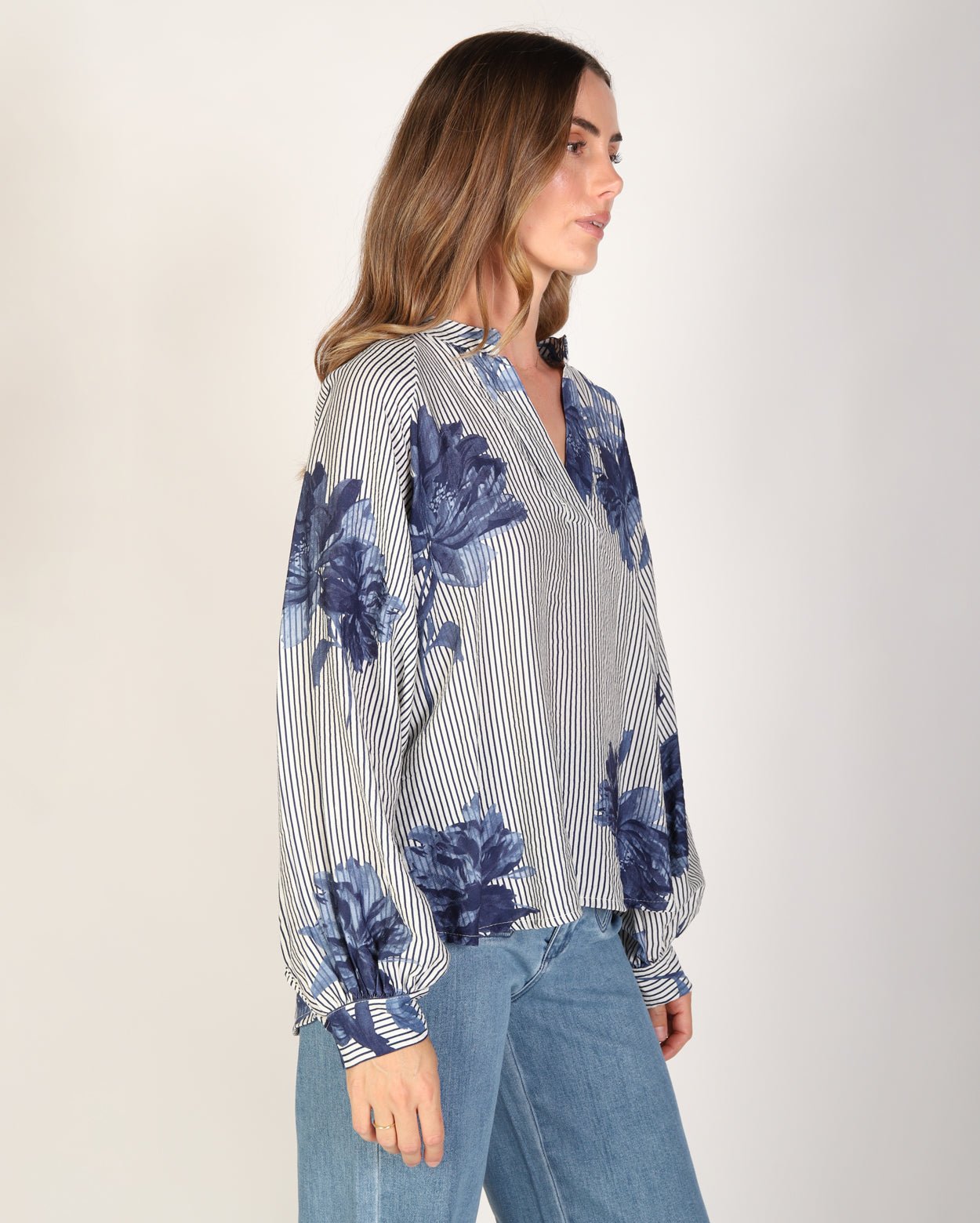 Zhandra Top - Blue