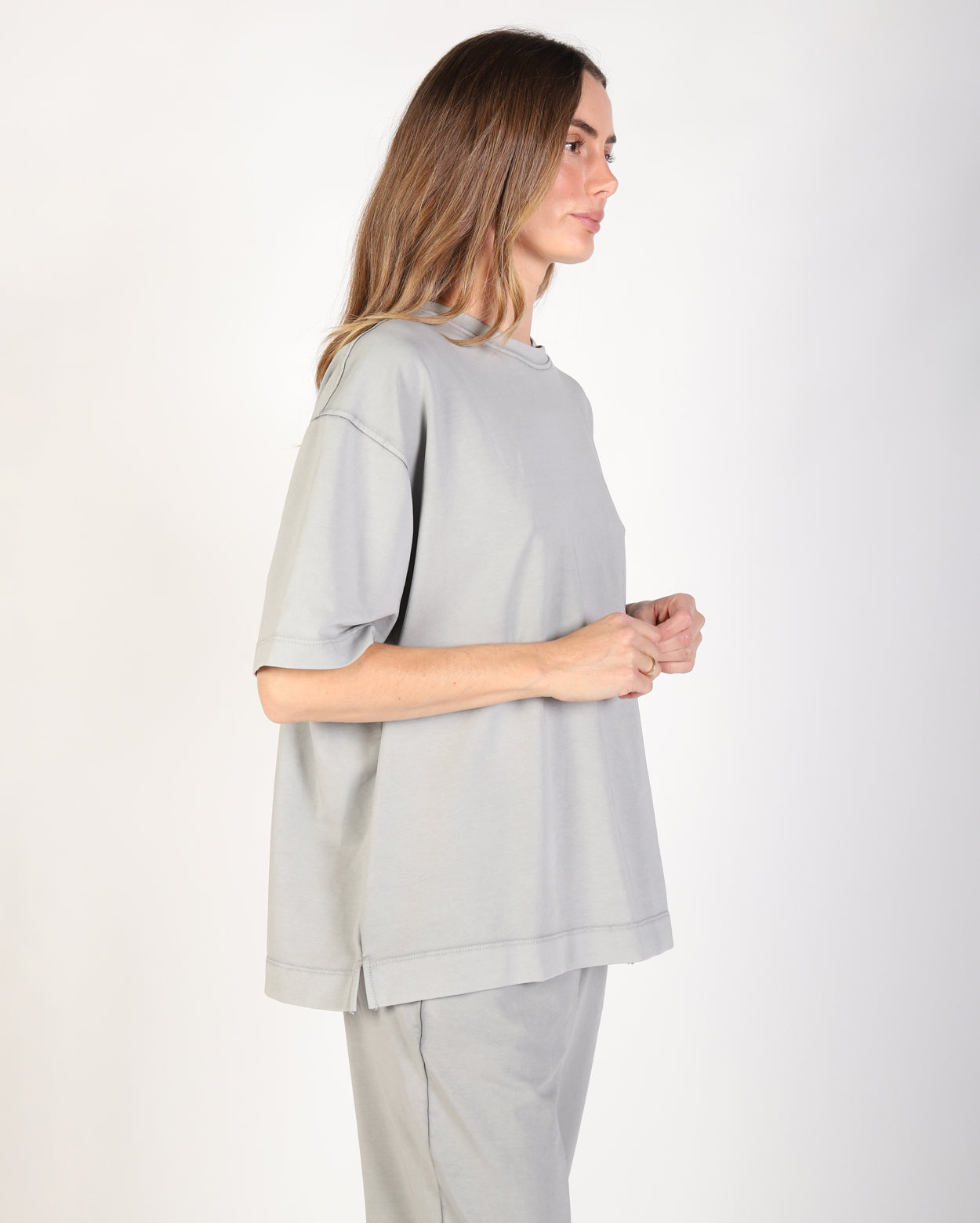 Riley Tee - Charcoal